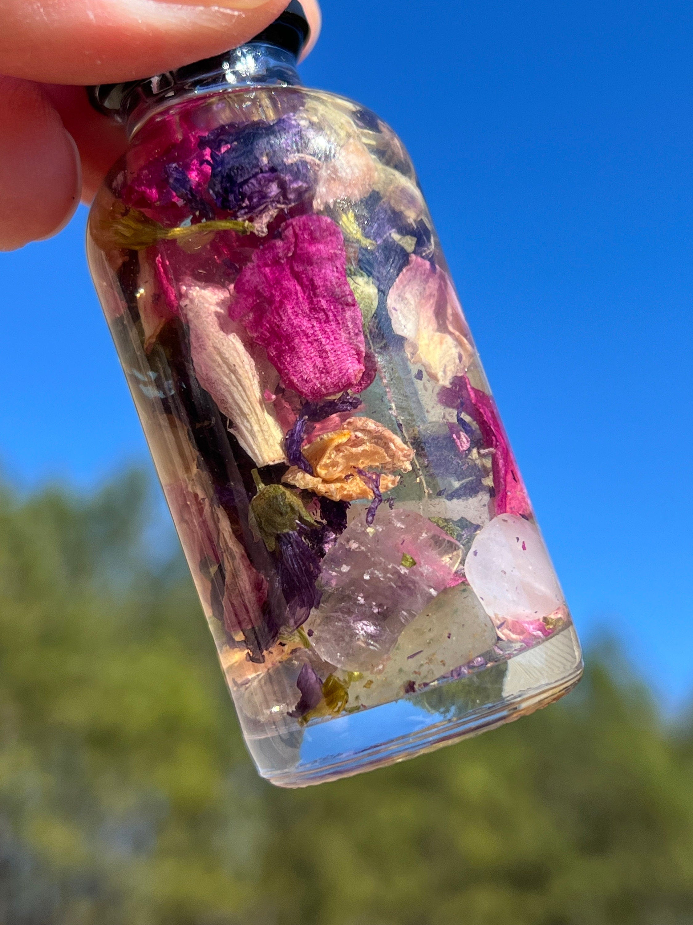 Ostara Ritual Oil | Spring Equinox Offering Body Perfume Sabbat Witchcraft Altar Crystal Infused Spell Magic Intention Devotional Pagan Gift