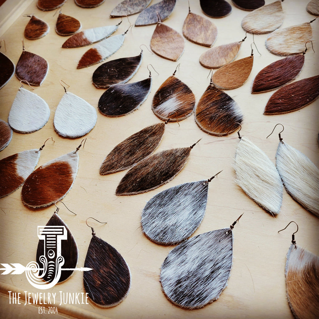 **Leather Earring Starter Pack-Hair-On-Hide-50 Pairs 208n