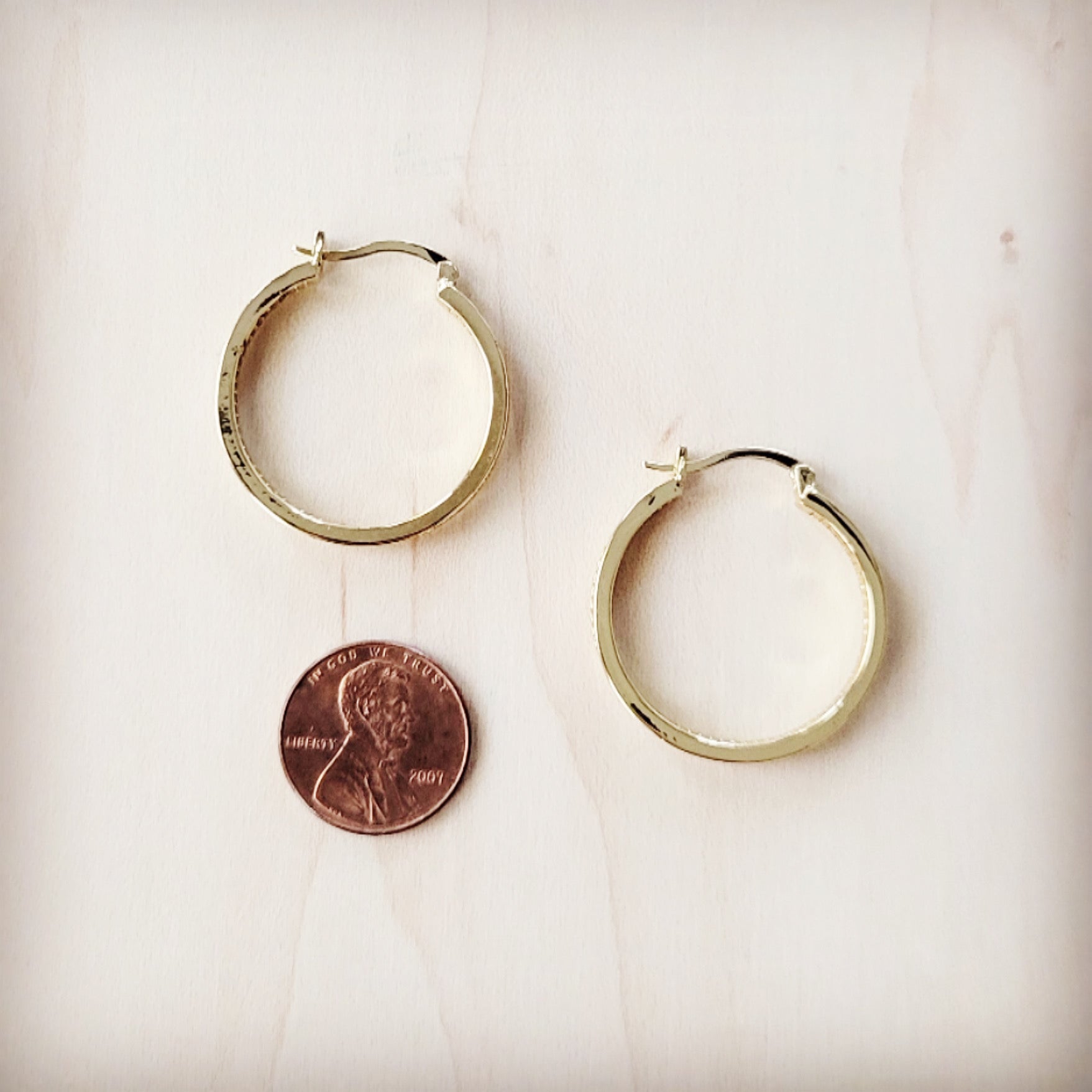 Dazzling Pave-Set Gold Hoop Earrings 219cl
