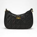 Loyal West JOE QUILTED NAPPA LEATHER BAG-BLACK