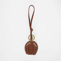 Loyal West HORSE SHOE BAG CHARM IN CALF LEATHER - TAN