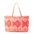 Myra Crimson Caravan Weekender Bag in Festival Red