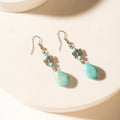 Myra Guardian Spirits Drop Earrings in Soft Teal
