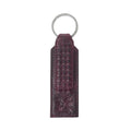 Myra Zidana Ardan Artistry Veg Tanned Leather Keyfob in Raven Maroon