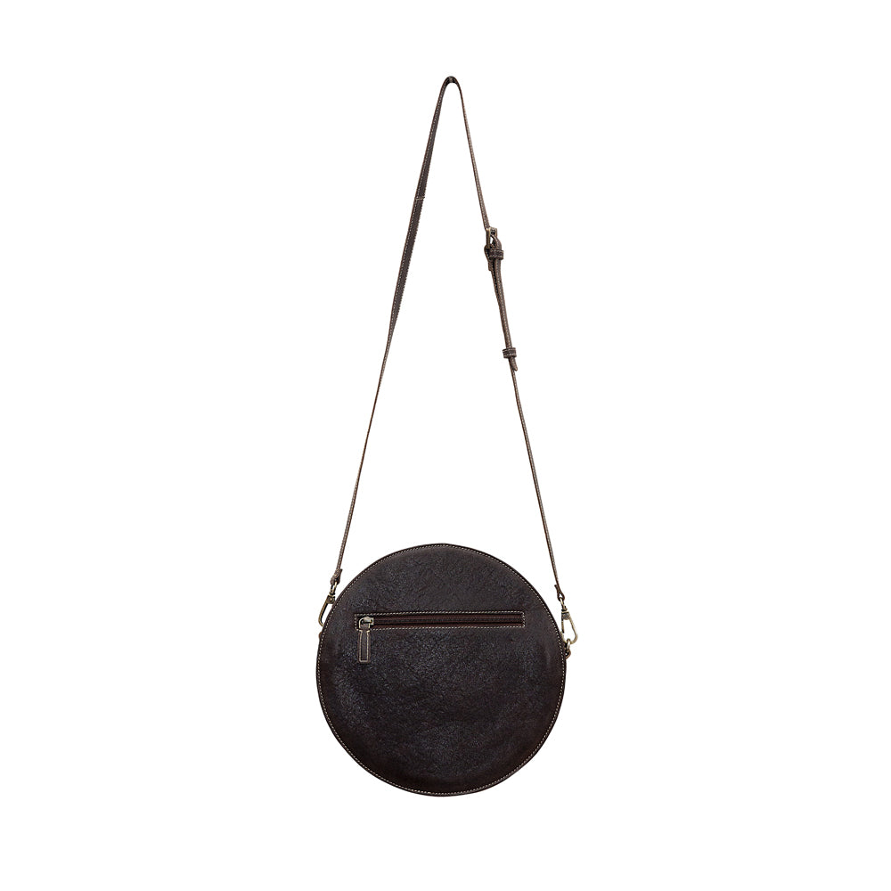 Boho Teal Round Bag