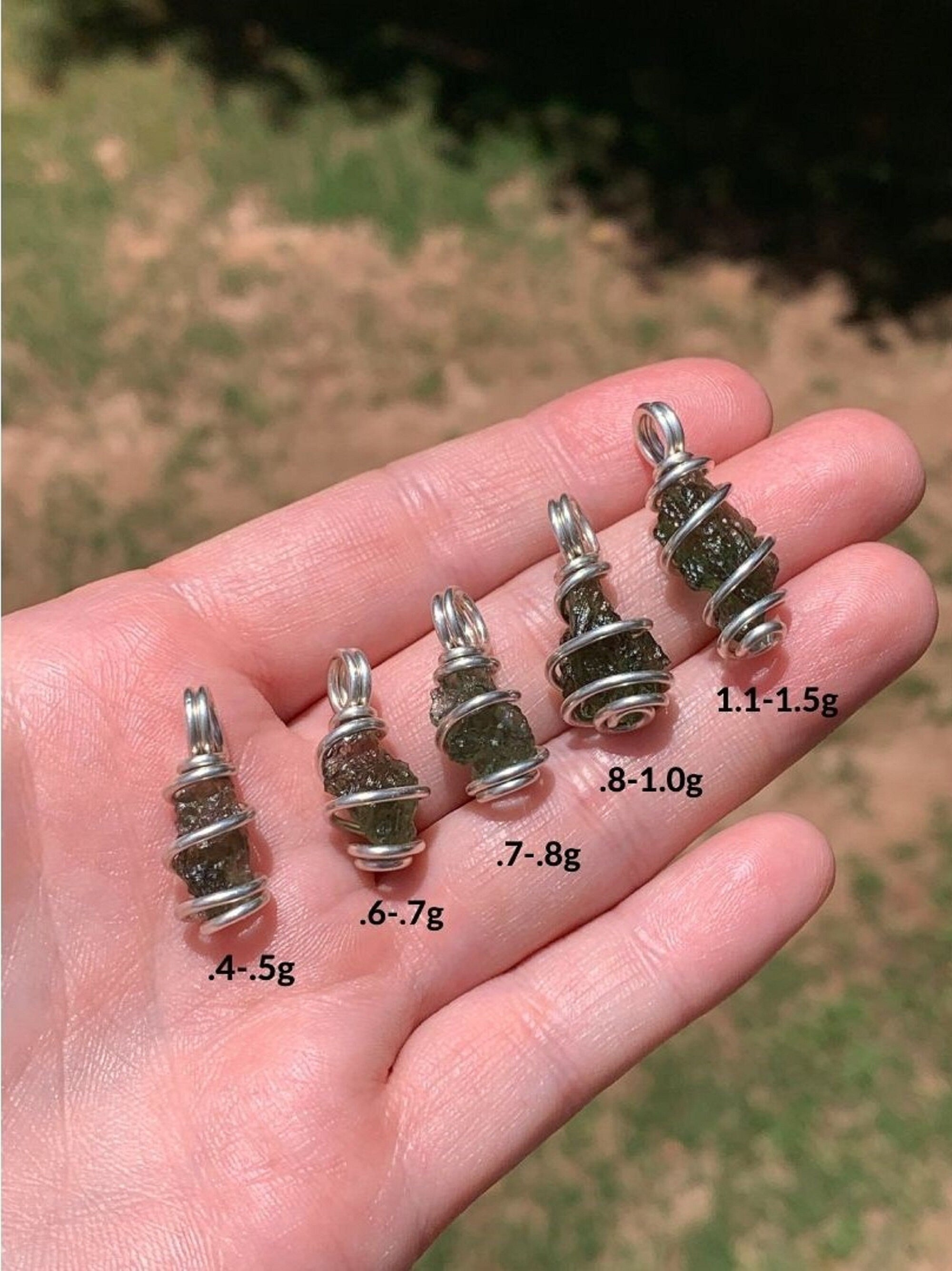 Moldavite Pendant | Genuine Natural Raw Meteorite Tektite | Synergy 12 | Moldavite Jewelry | Moldavite Necklace The Stone of Transformation