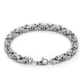Vikings Stainless Steel Snake Chain Bracelet