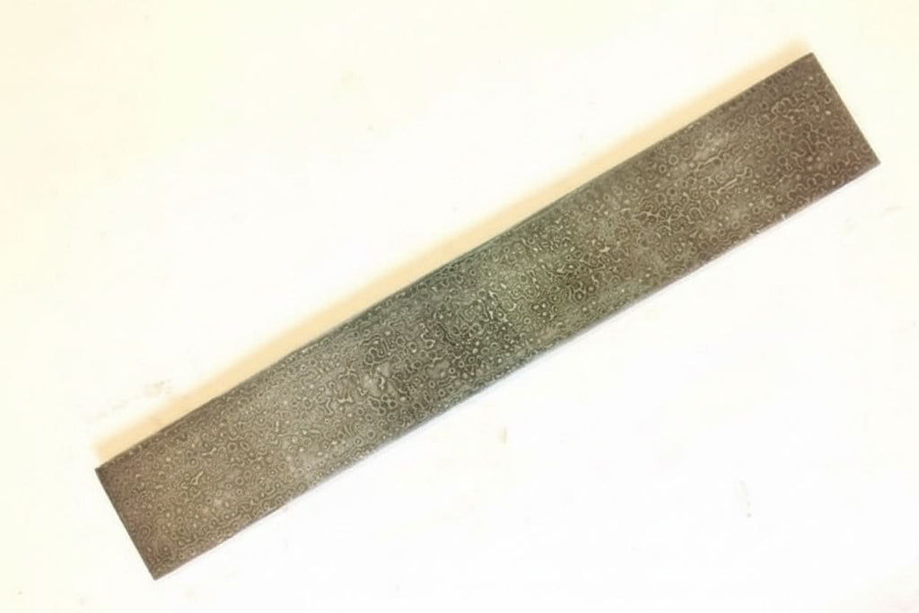 Premium Damascus Steel Billet Bar Pattern Welded Blank for Knife Making and Bladesmithing