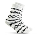 White Fox Patterned Sock